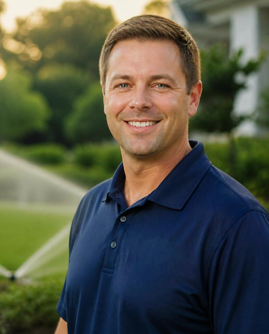 Thomas Broschard Jr., owner of Carolina Sprinkler Tech